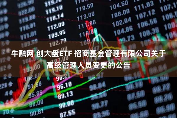 牛融网 创大盘ETF 招商基金管理有限公司关于高级管理人员变更的公告
